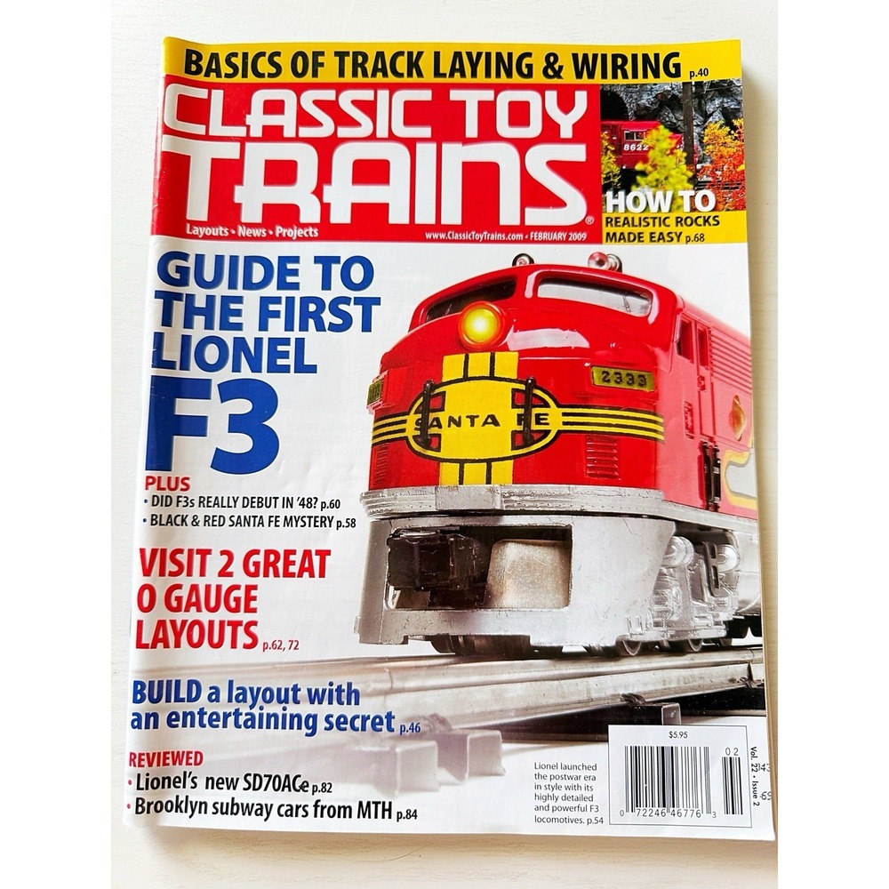 Classic Toy Trains Magazine February 2009 Volume 22 Issue 2
